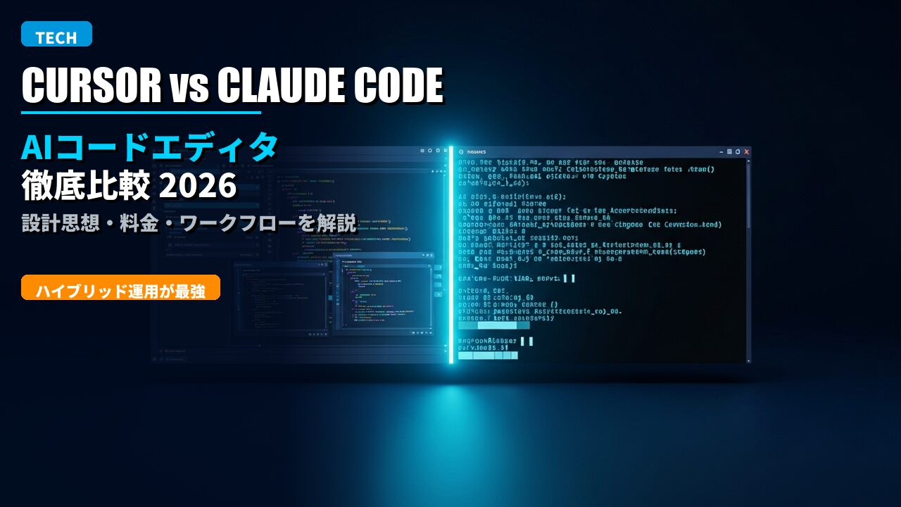 cursor vs claude code comparison 2026 eyecatch