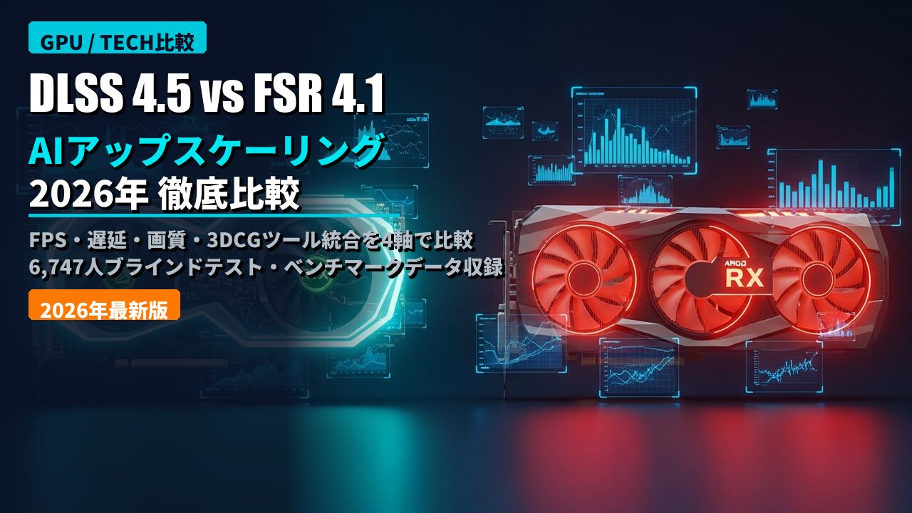 dlss4 fsr4 comparison 2026 eyecatch