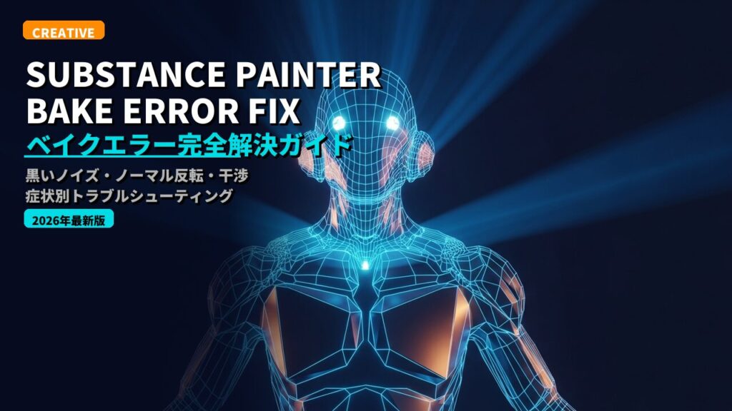 substance painter bake error fix 2026
