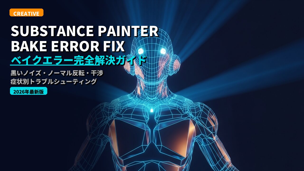 substance painter bake error fix 2026