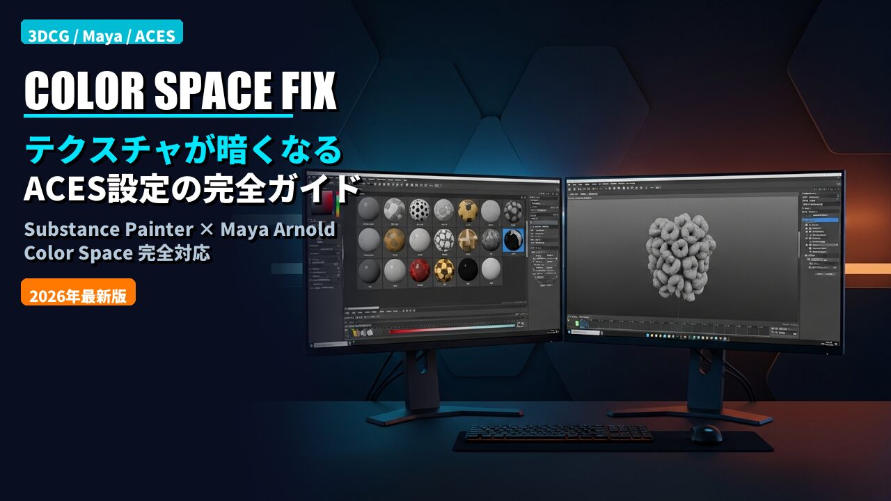 substance painter maya aces dark colorfix 2026