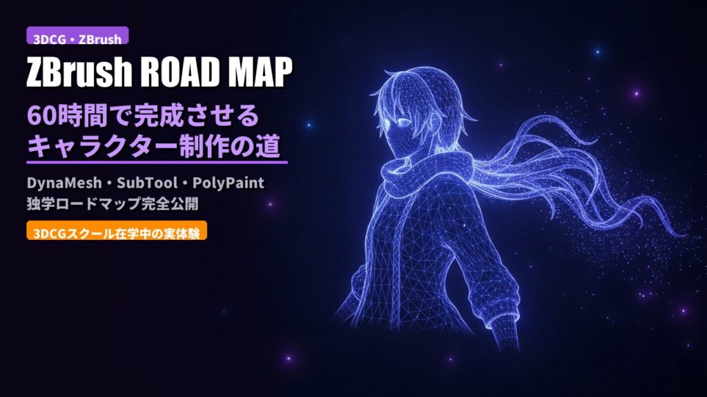 zbrush character creation roadmap 60hours 2026