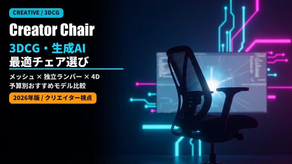 gaming chair for 3dcg creators 2026