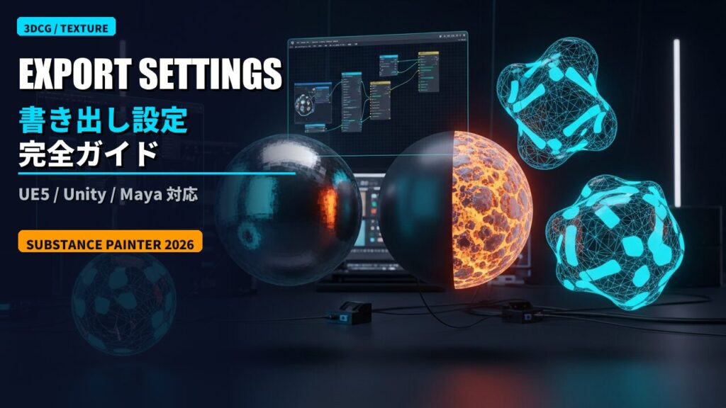 substance painter export settings texture resolution guide 2026 eyecatch
