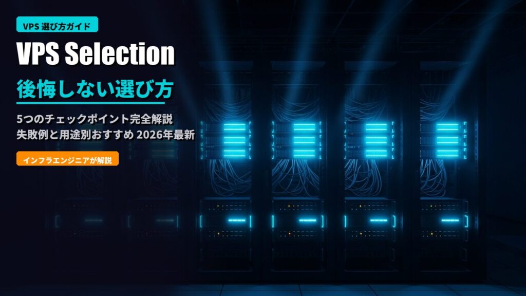 vps selection checklist 2026 eyecatch