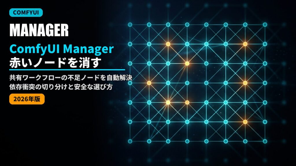 comfyui manager guide 2026