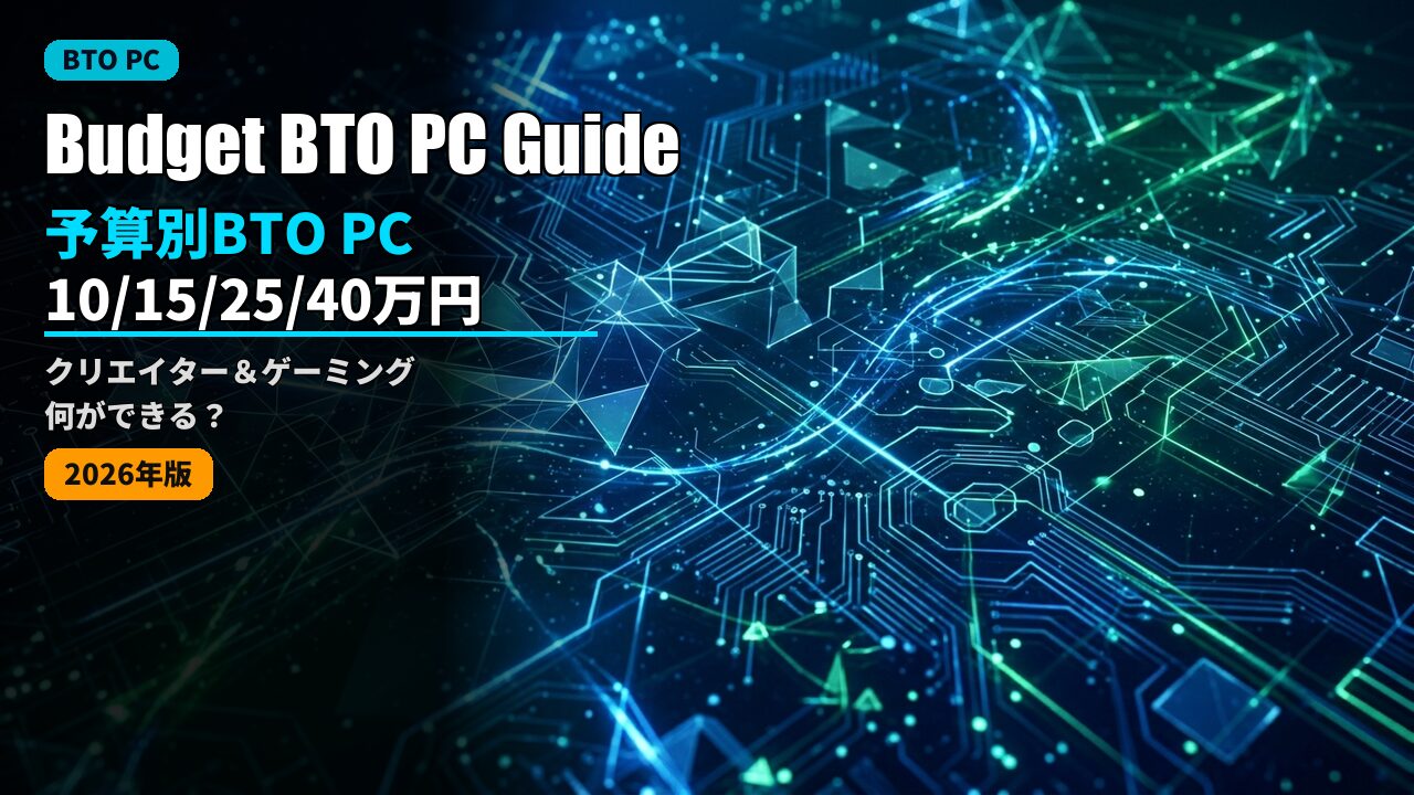 creator gaming bto pc budget ladder 2026