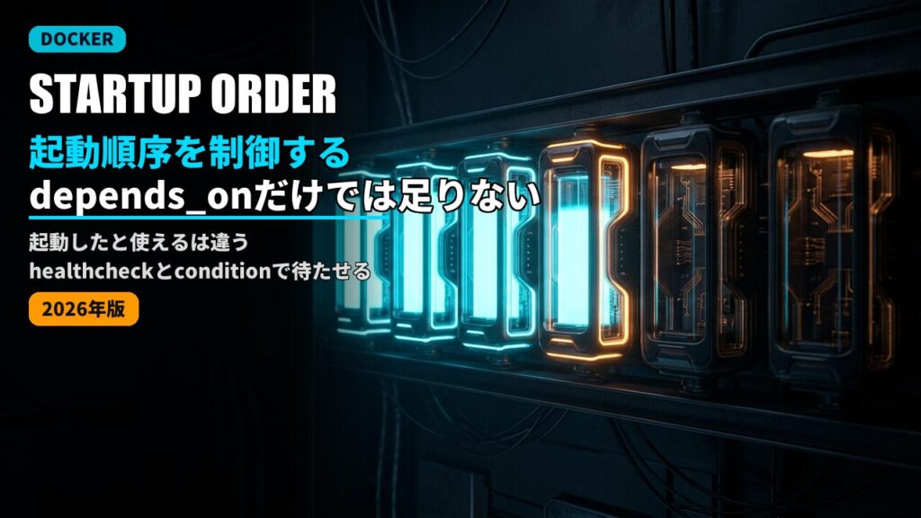 docker compose startup order 2026
