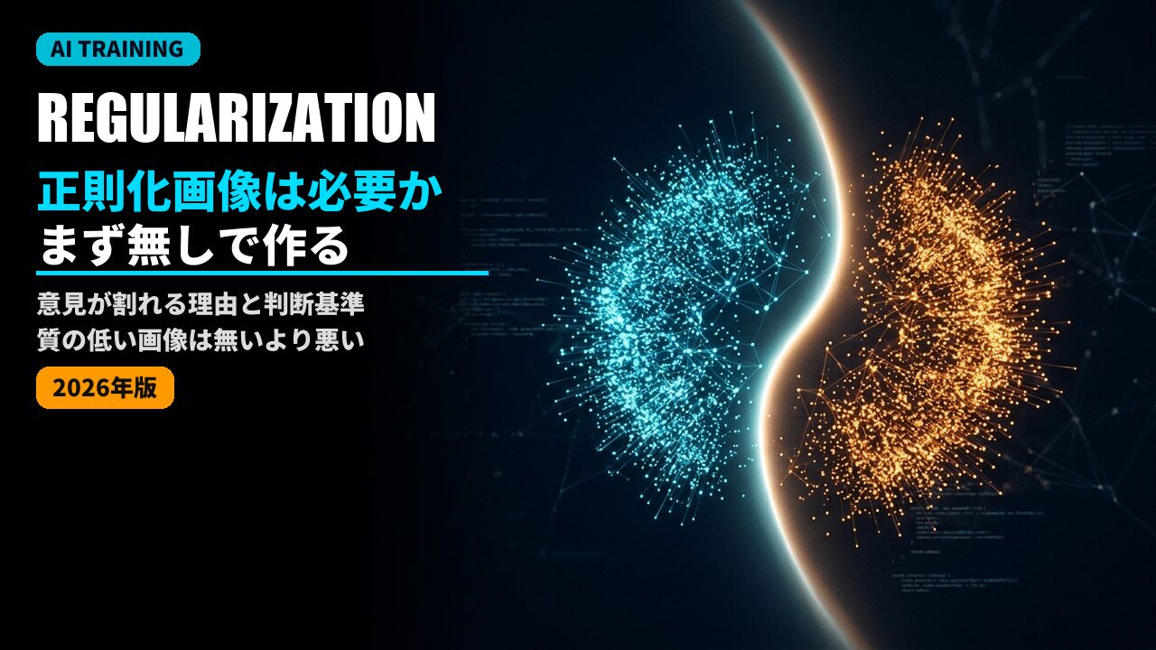 lora regularization images guide 2026