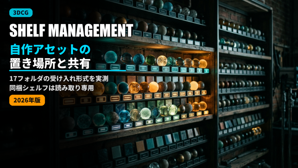 substance painter shelf management 2026