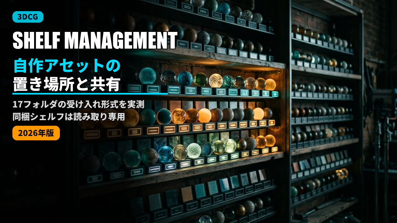 substance painter shelf management 2026