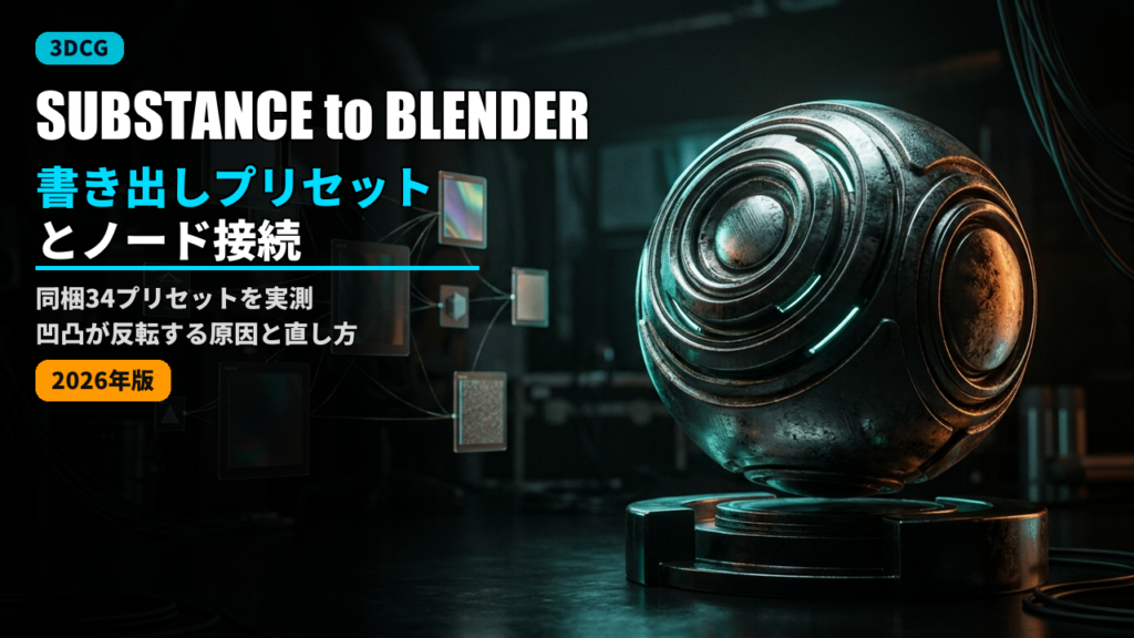 substance painter to blender export guide 2026