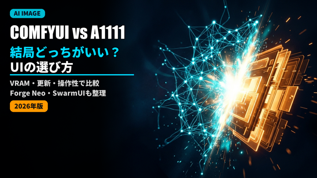 comfyui vs automatic1111 comparison 2026