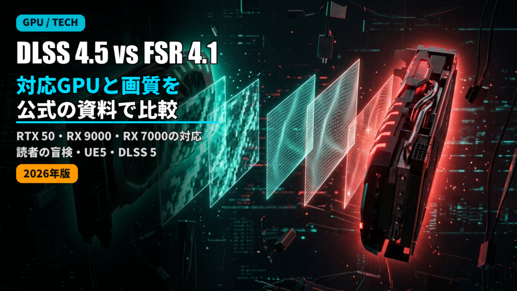 dlss4 fsr4 comparison 2026