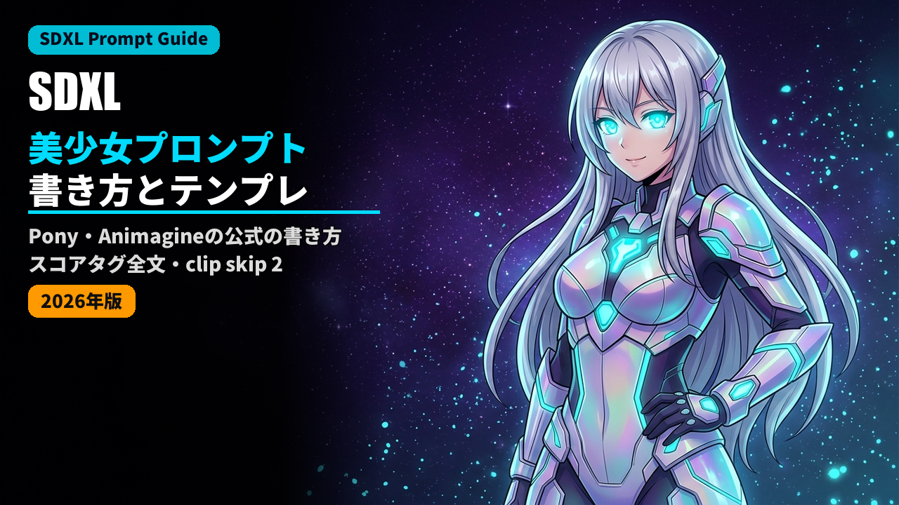sdxl bishoujo prompt template guide 2026